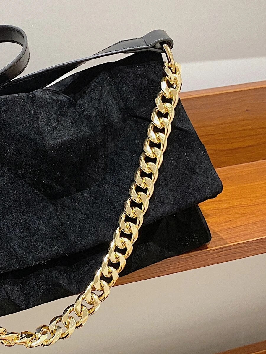 Τσάντα ώμου suede