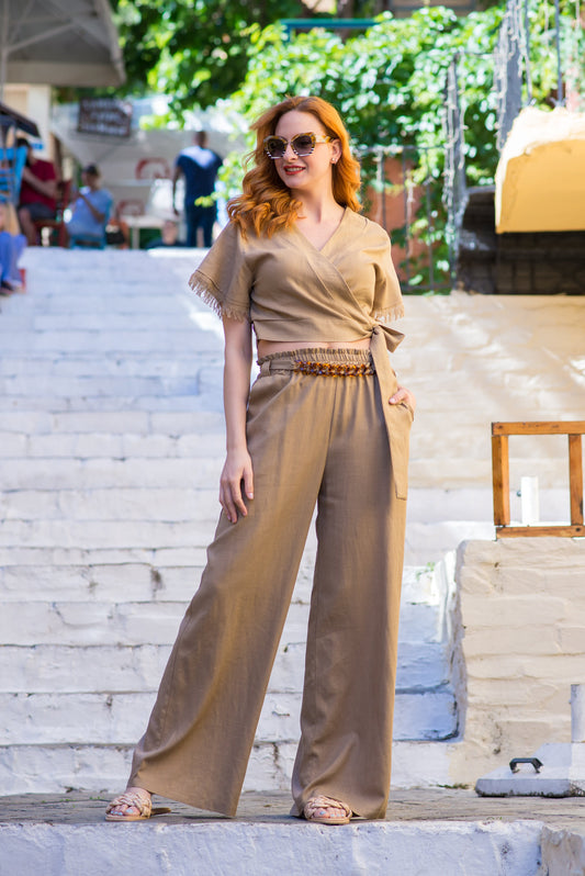 Παντελόνα με ζώνη