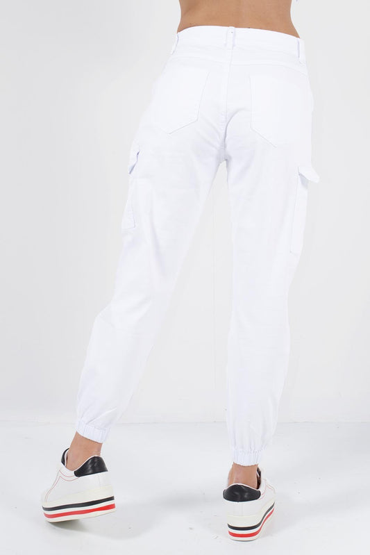 Jean cargo παντελόνι