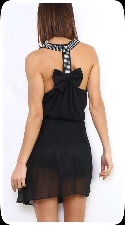 Φόρεμα με σχέδιο στην πλάτη