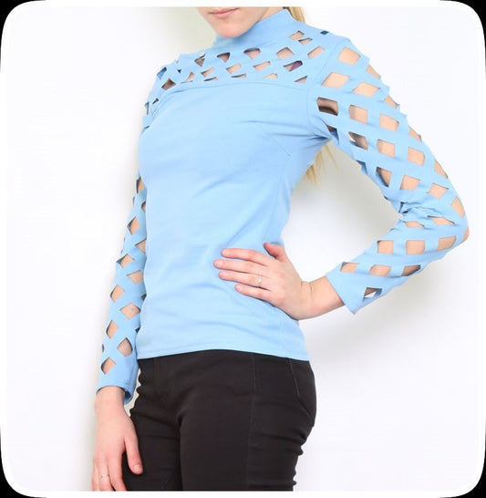 Μπλούζα με σχέδιο ρόμβους