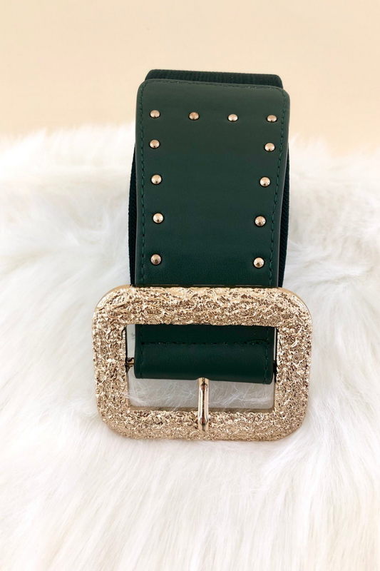 Ζώνη με λάστιχο και δερματίνη