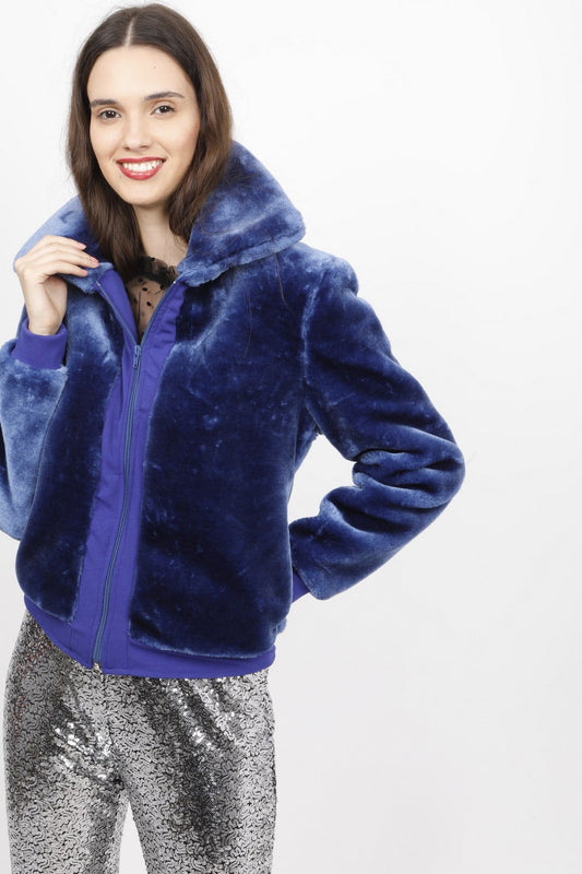 Jacket faux γούνινο