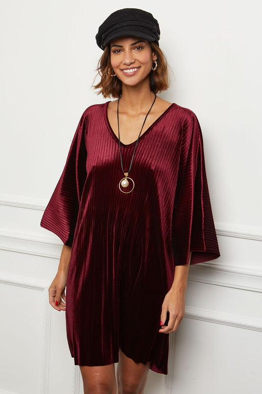 Φόρεμα mini βελουτέ