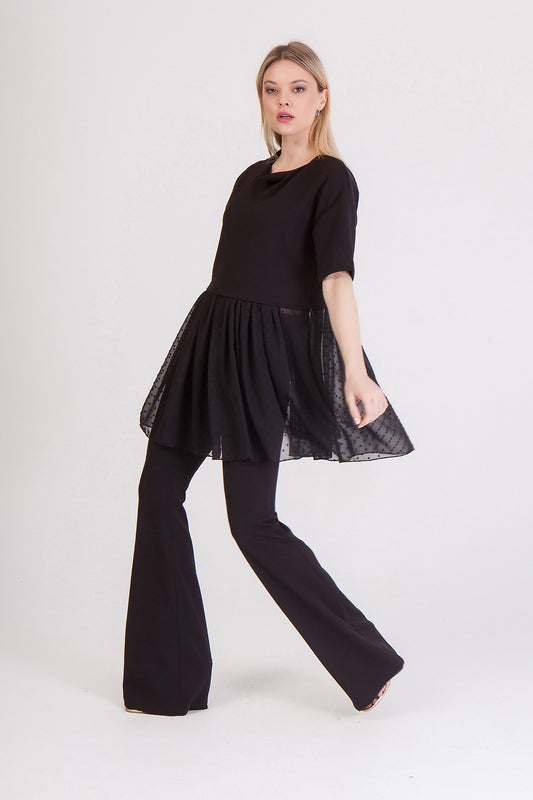 Μπλούζα δύο υφασμάτων