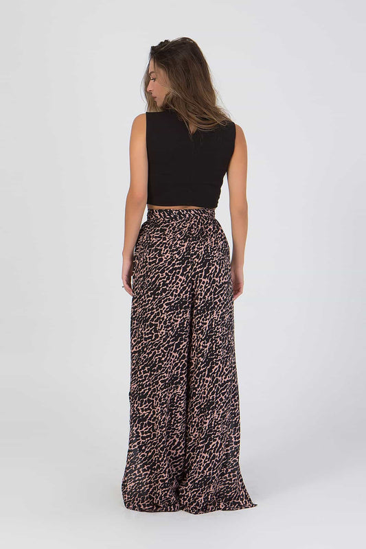 Παντελόνα maxi animal printed