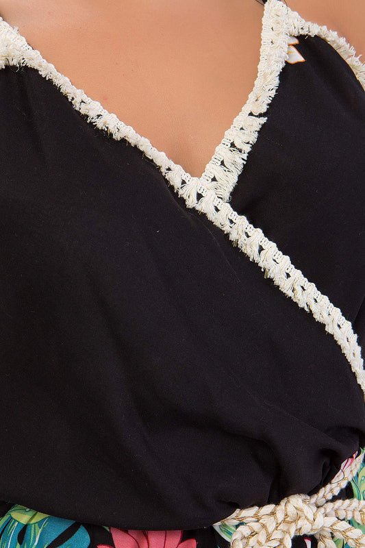 Ολόσωμο shorts floral