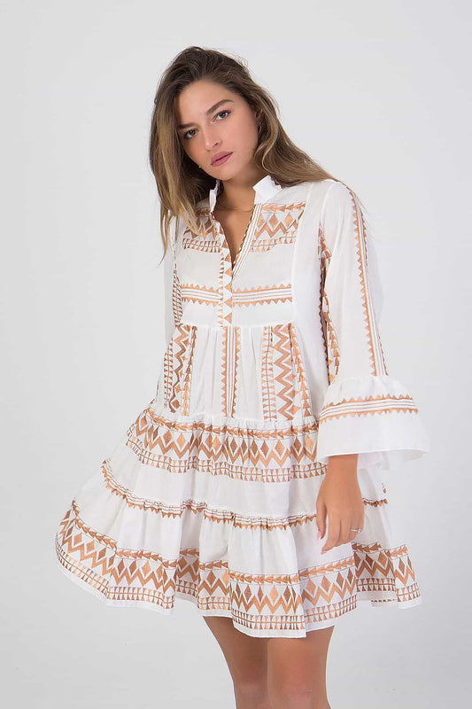 Φόρεμα mini με κέντημα