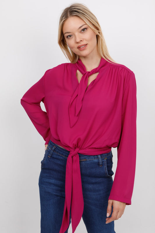 Μπλούζα με δεσίματα