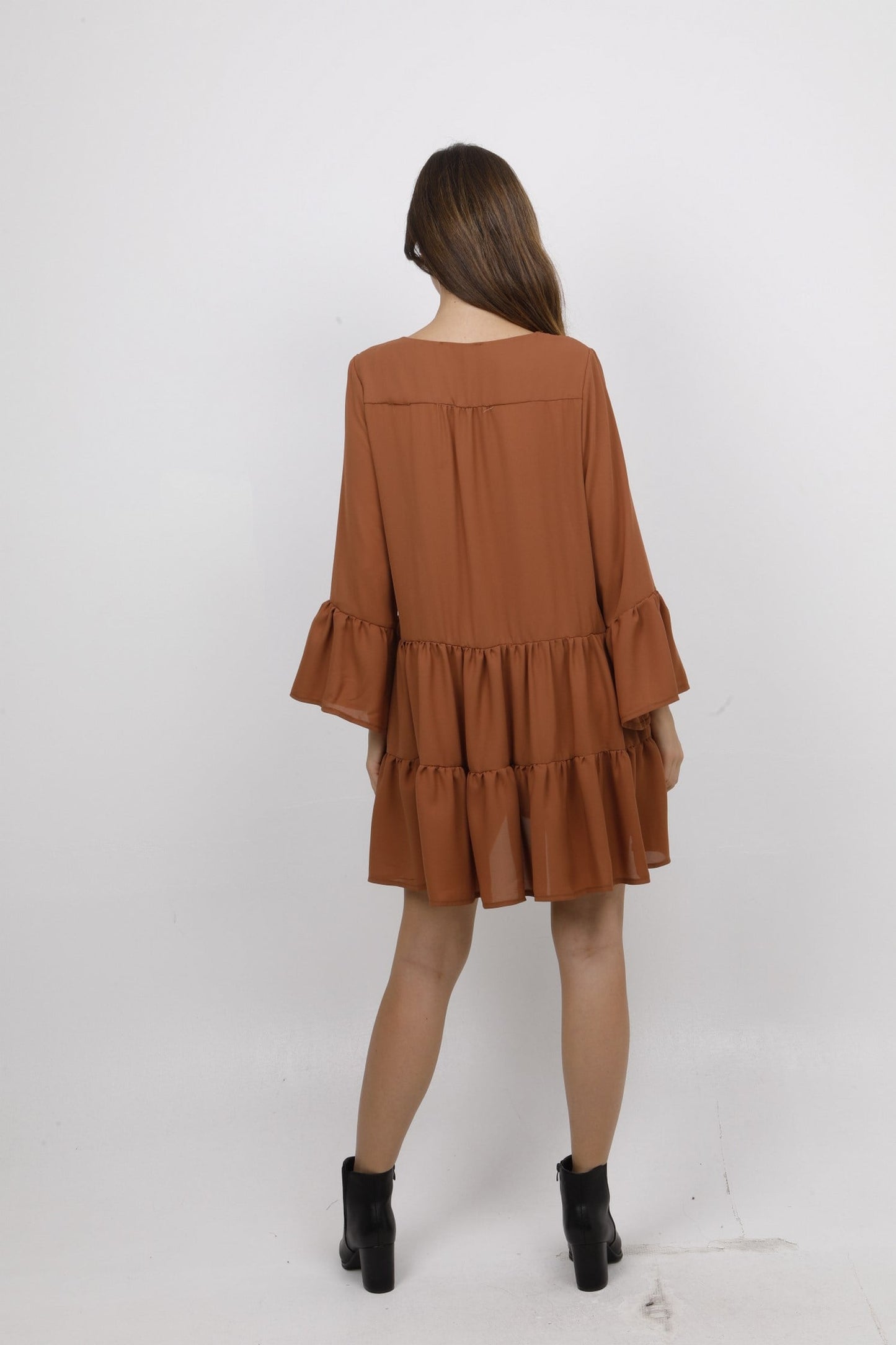 Φόρεμα boho style mini