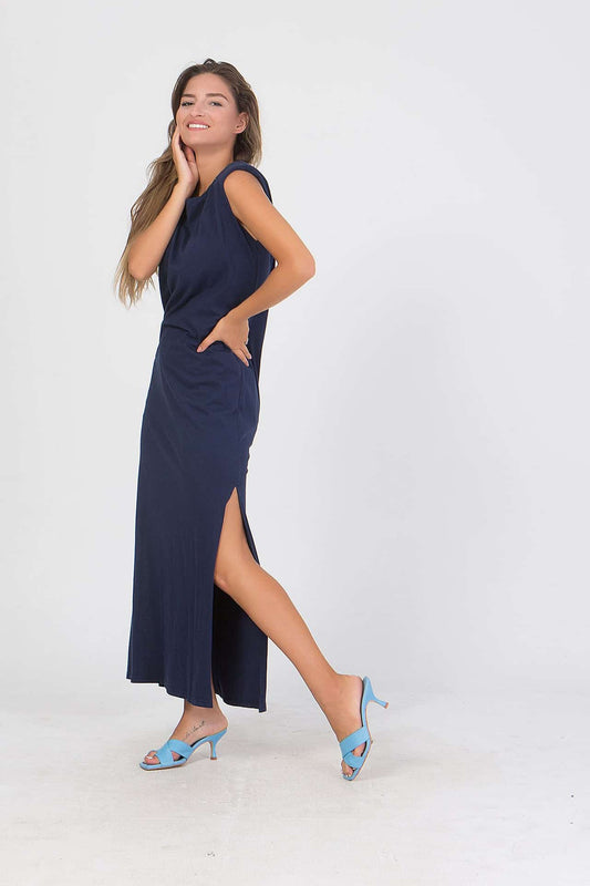 Φόρεμα maxi με βάτες