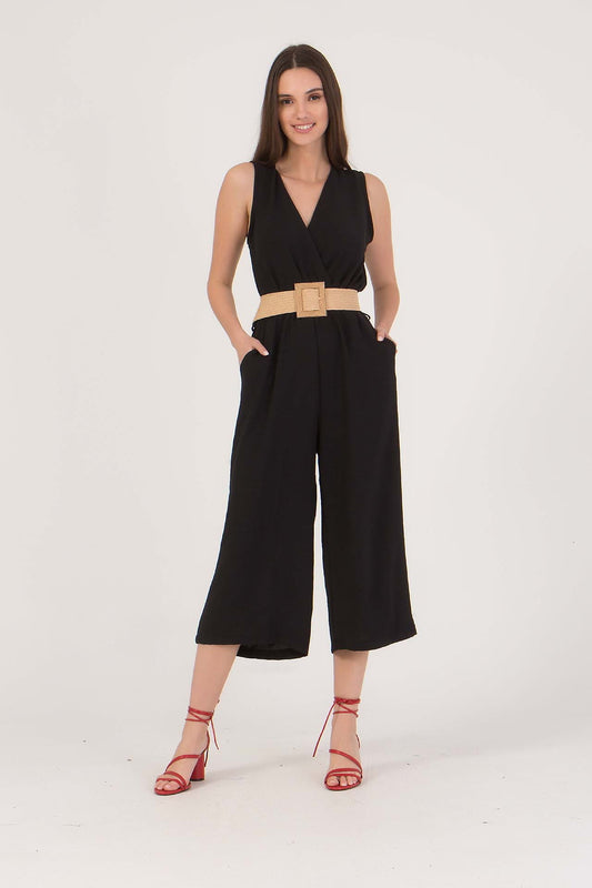 Ολόσωμη ζιπ κιλότ κρουαζέ