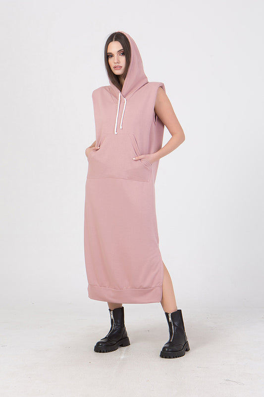 Φόρεμα maxi φούτερ