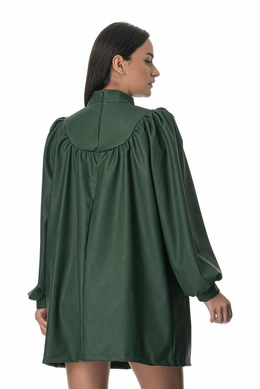 Φόρεμα mini δερματίνης