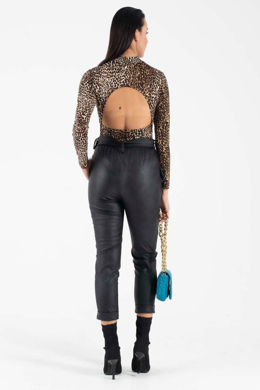 Ολόσωμο κορμάκι animal printed