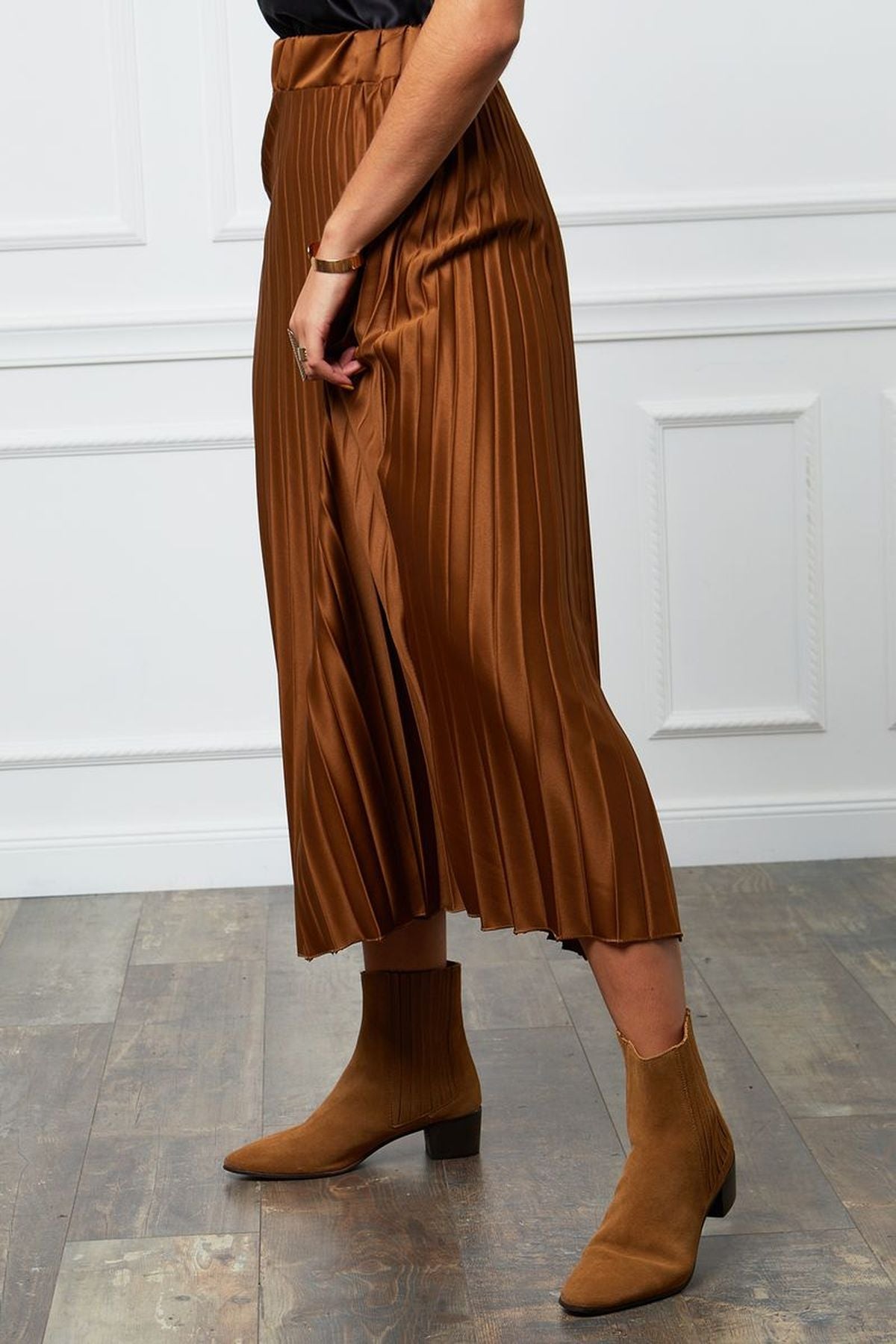 Φούστα maxi πλισέ