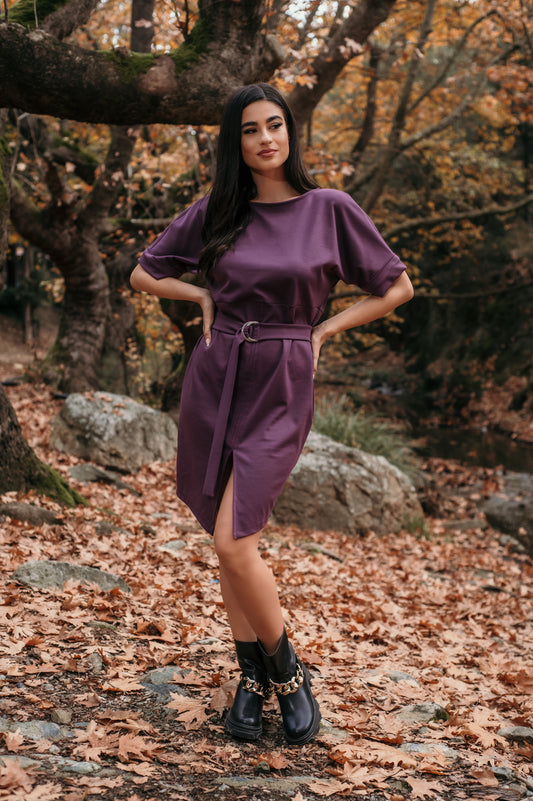 Φόρεμα mini με άνοιγμα