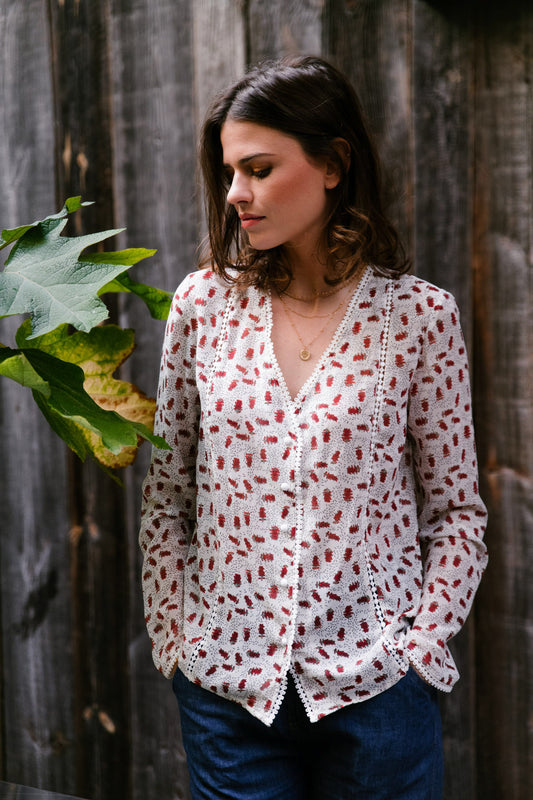 Πουκάμισο εμπριμέ