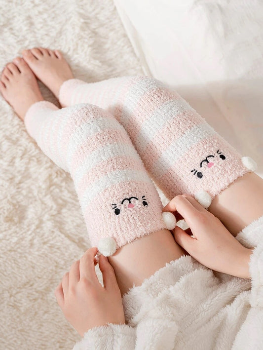 Leg warmers fluffy γκέτες