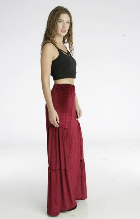 Παντελόνι βελουτέ σε Α γραμμή