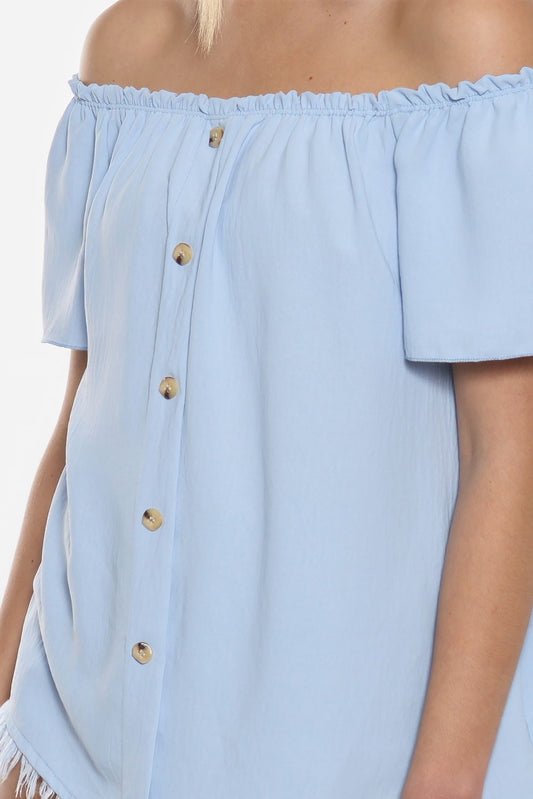 Τοπ έξωμο βαμβακερό