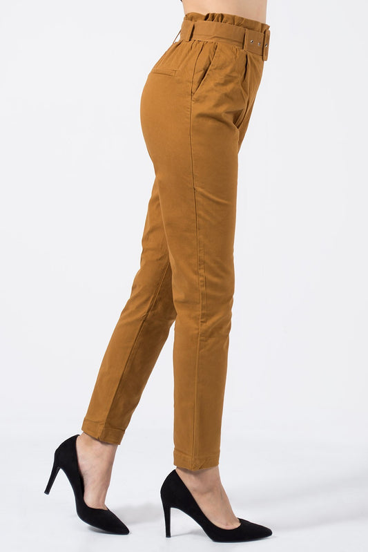 Παντελόνι ψηλόμεσο με ζώνη