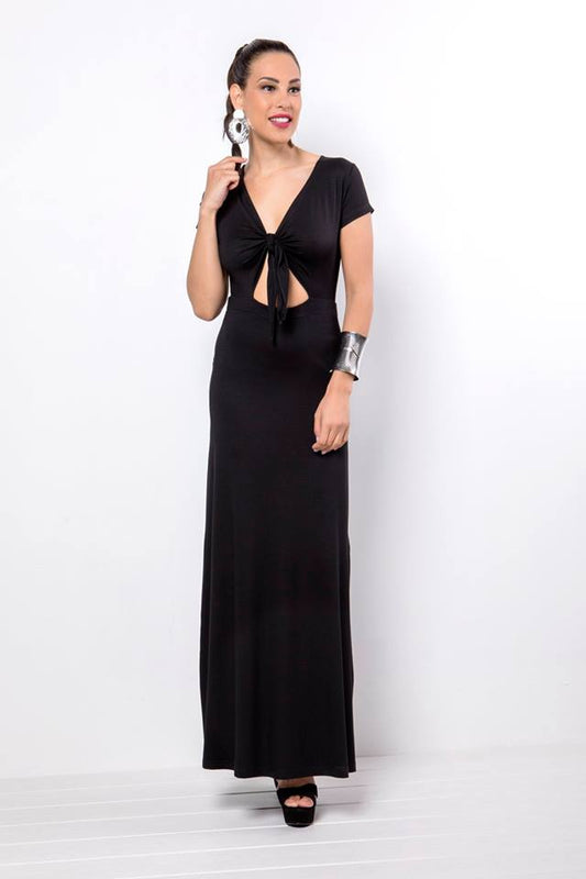 Φόρεμα με δέσιμο στο μπούστο