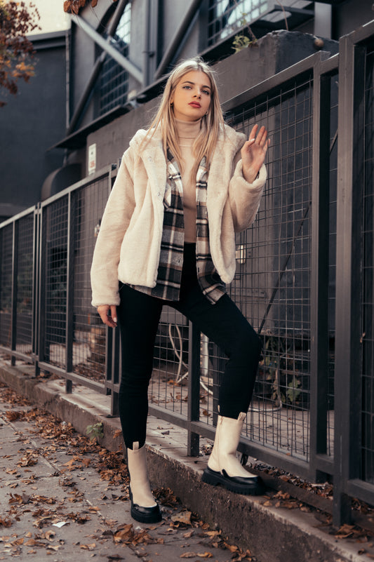 Γουνάκι με κουκούλα