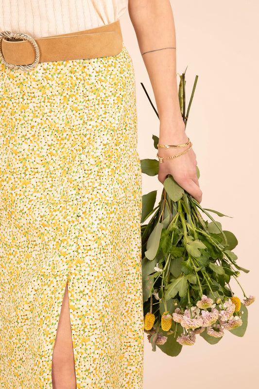 Φούστα midi floral