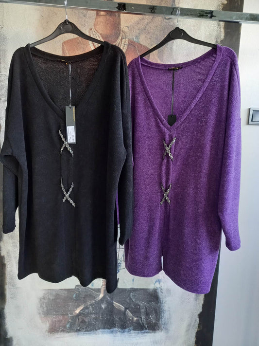 Μπλουζοφόρεμα loose detailed
