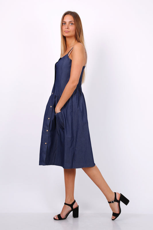 Shirt dress midi