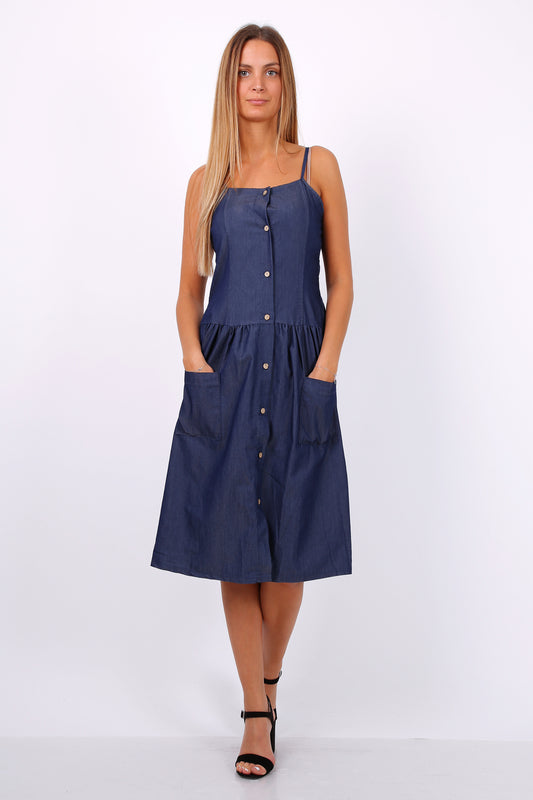 Shirt dress midi