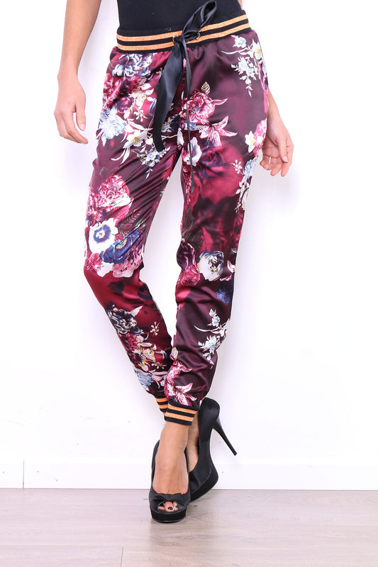Παντελόνι floral με λάστιχα