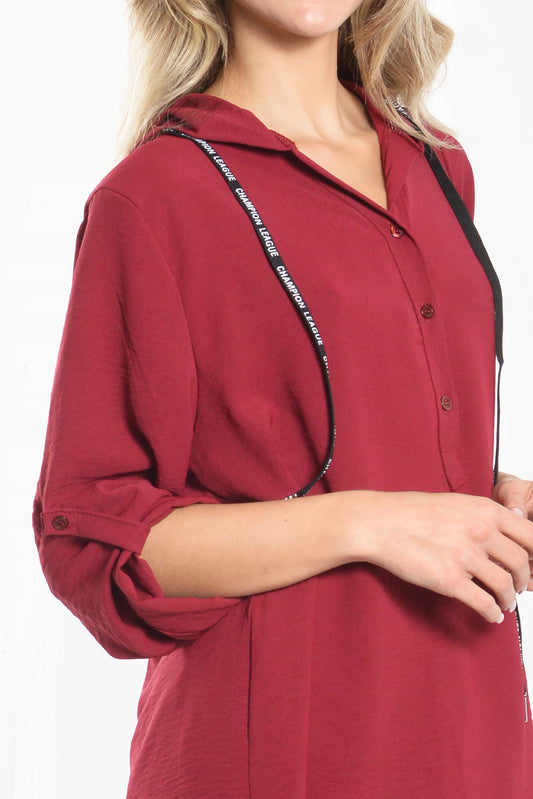 Πουκαμίσα με κουκούλα