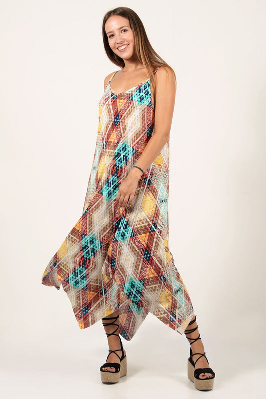 Φόρεμα μακρύ εμπριμέ