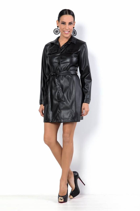 Φόρεμα μίνι δερματίνης