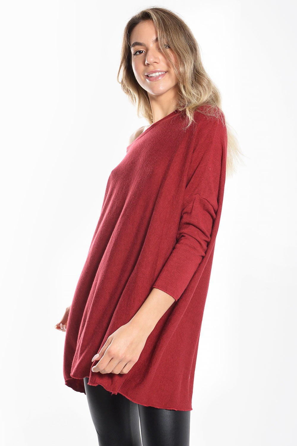Μπλούζα oversized νυχτερίδα