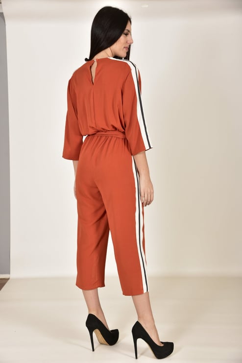 Ολόσωμη φόρμα κρουαζέ cropped