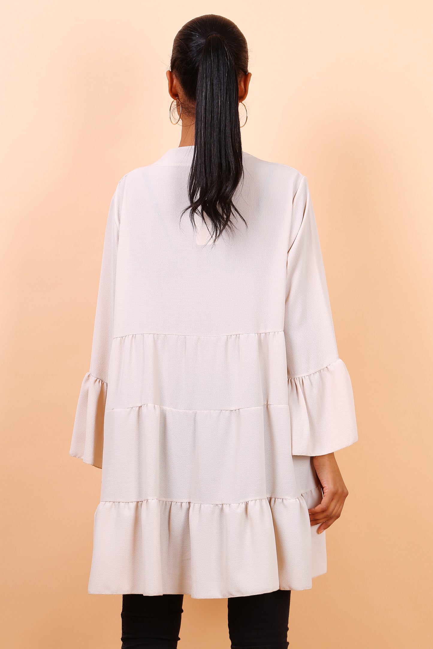 Shirt dress με βολάν