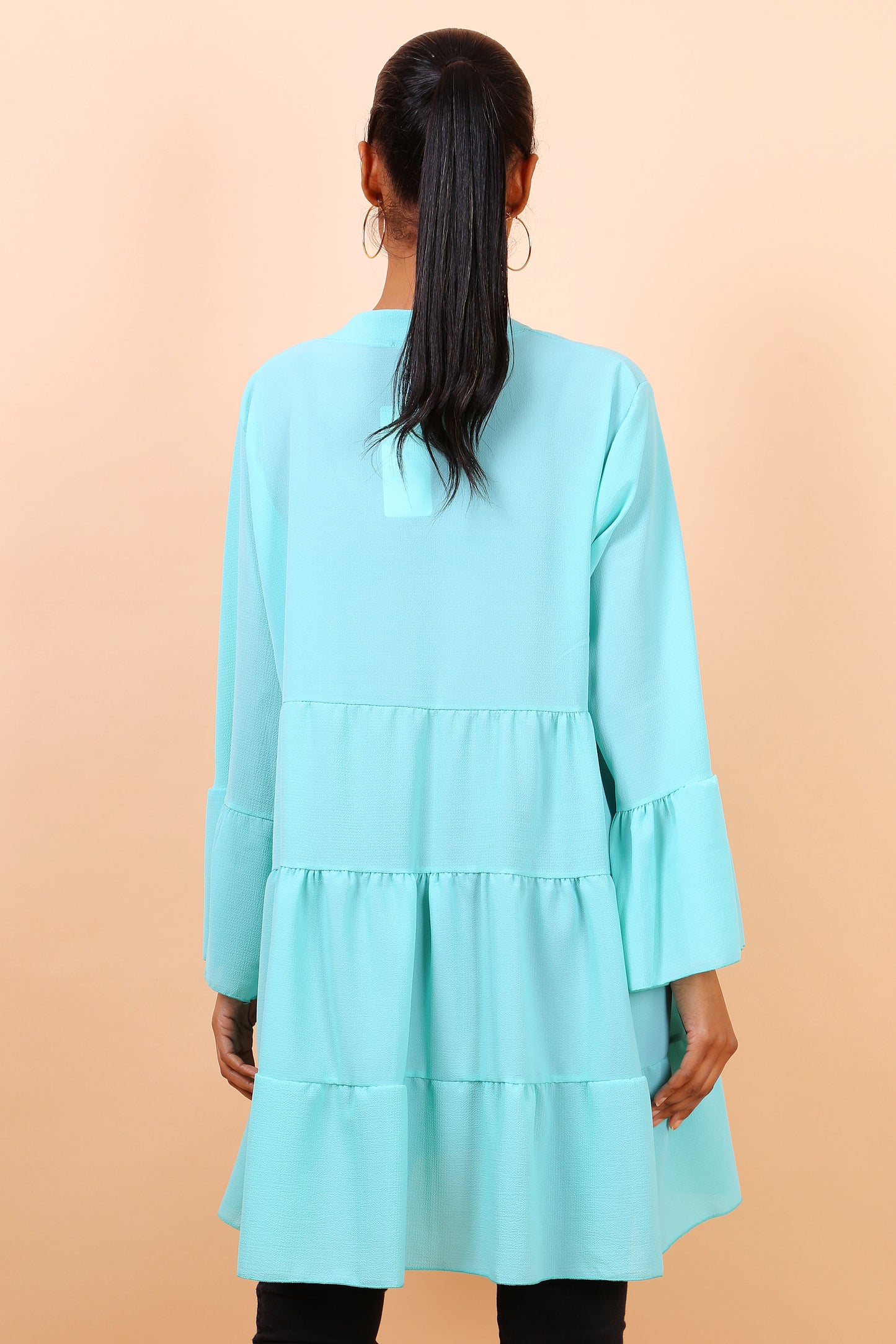 Shirt dress με βολάν