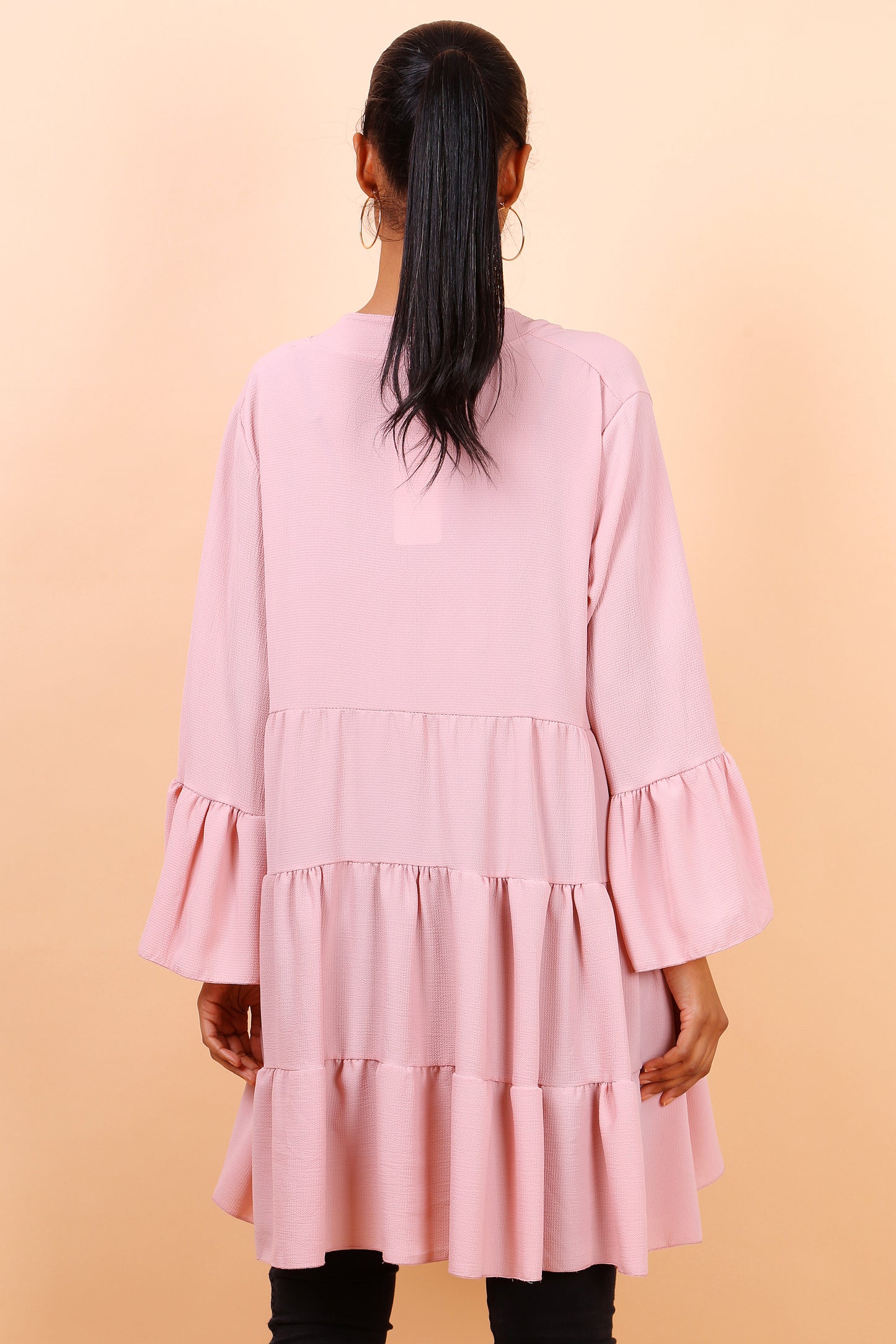 Shirt dress με βολάν