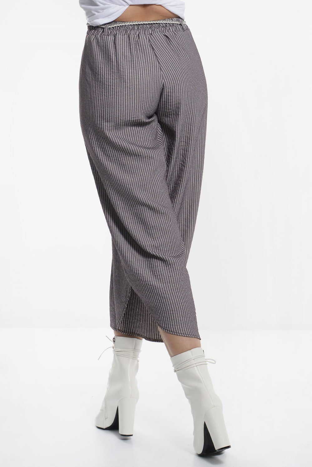 Ζιπ κιλότ ριγέ