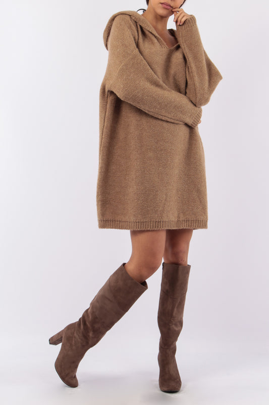 Πλεκτό μπλουζοφόρεμα