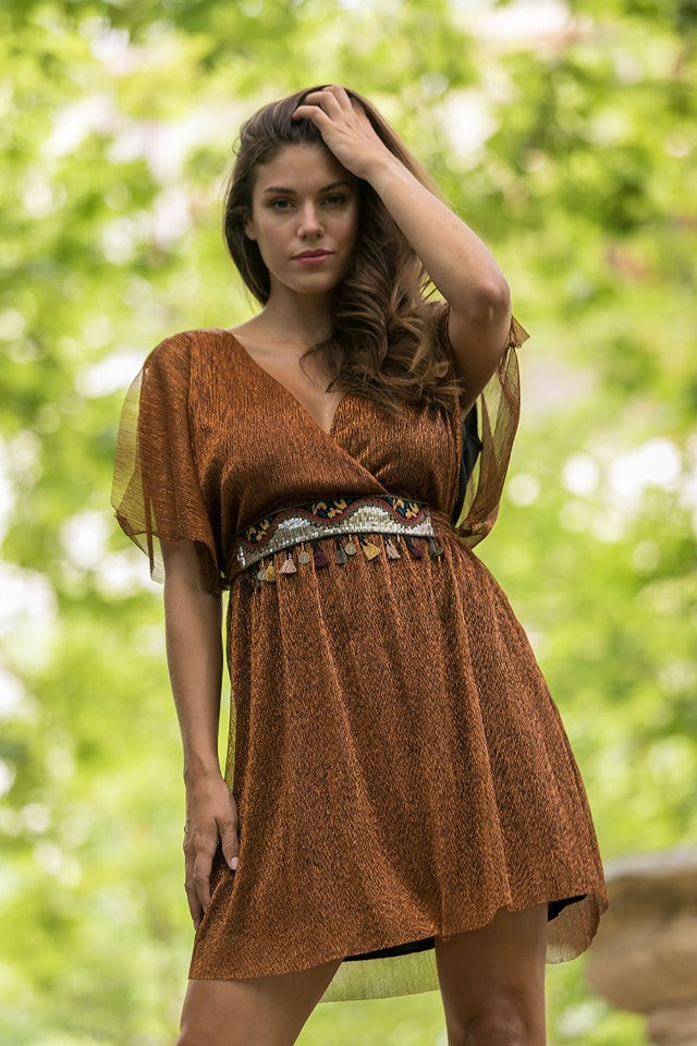 Φόρεμα mini boho