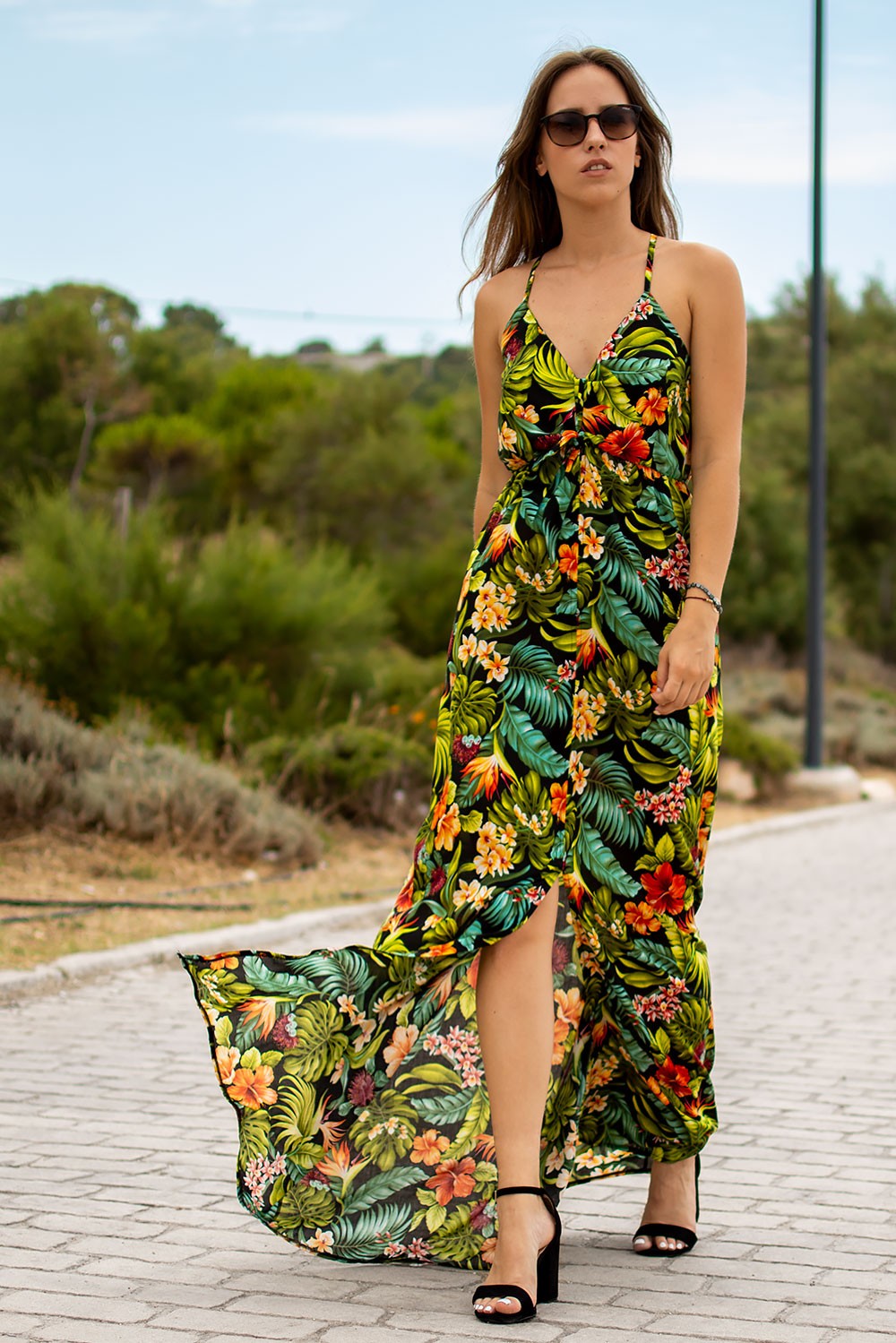 Φόρεμα maxi floral