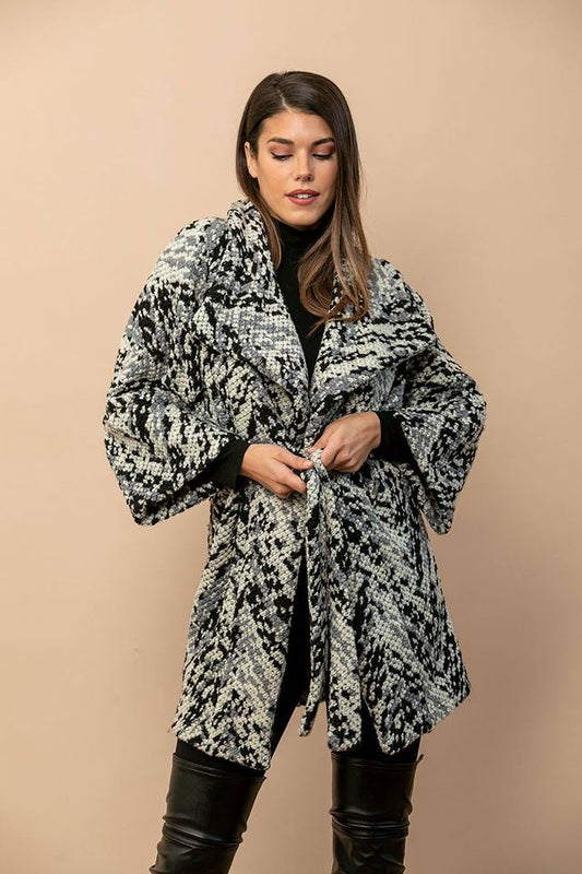 Ζακέτα μπουκλέ