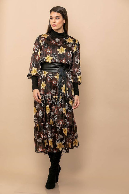 Φόρεμα μακρύ floral