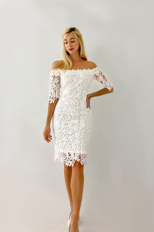 Φόρεμα midi με δανδέλα