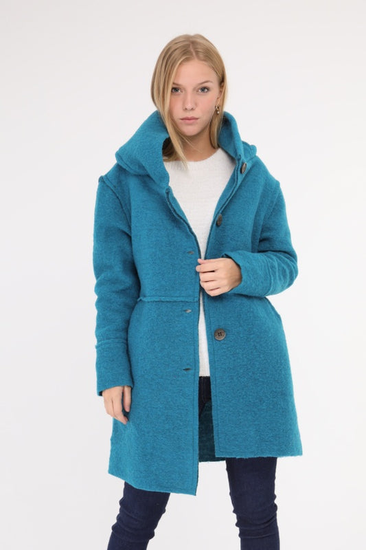 Μάλλινο ημίπαλτο/ζακέτα