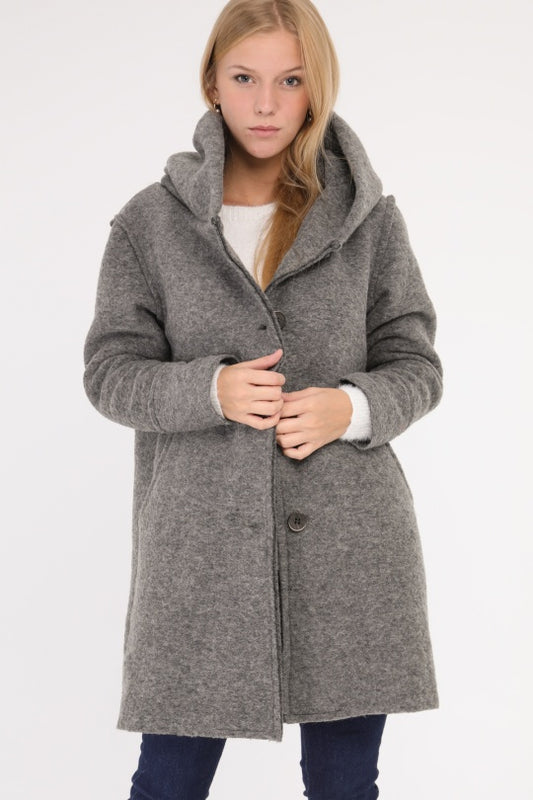 Μάλλινο ημίπαλτο/ζακέτα